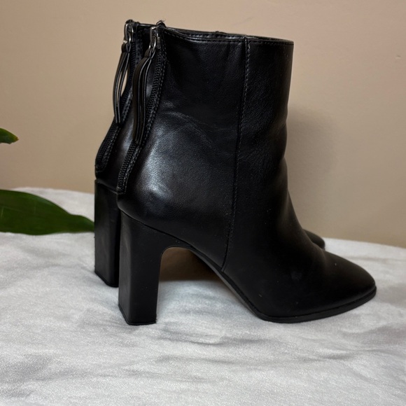 Maurices McKayla Black 3.25” Heeled Faux Leather Boots, 8 - Picture 2 of 11